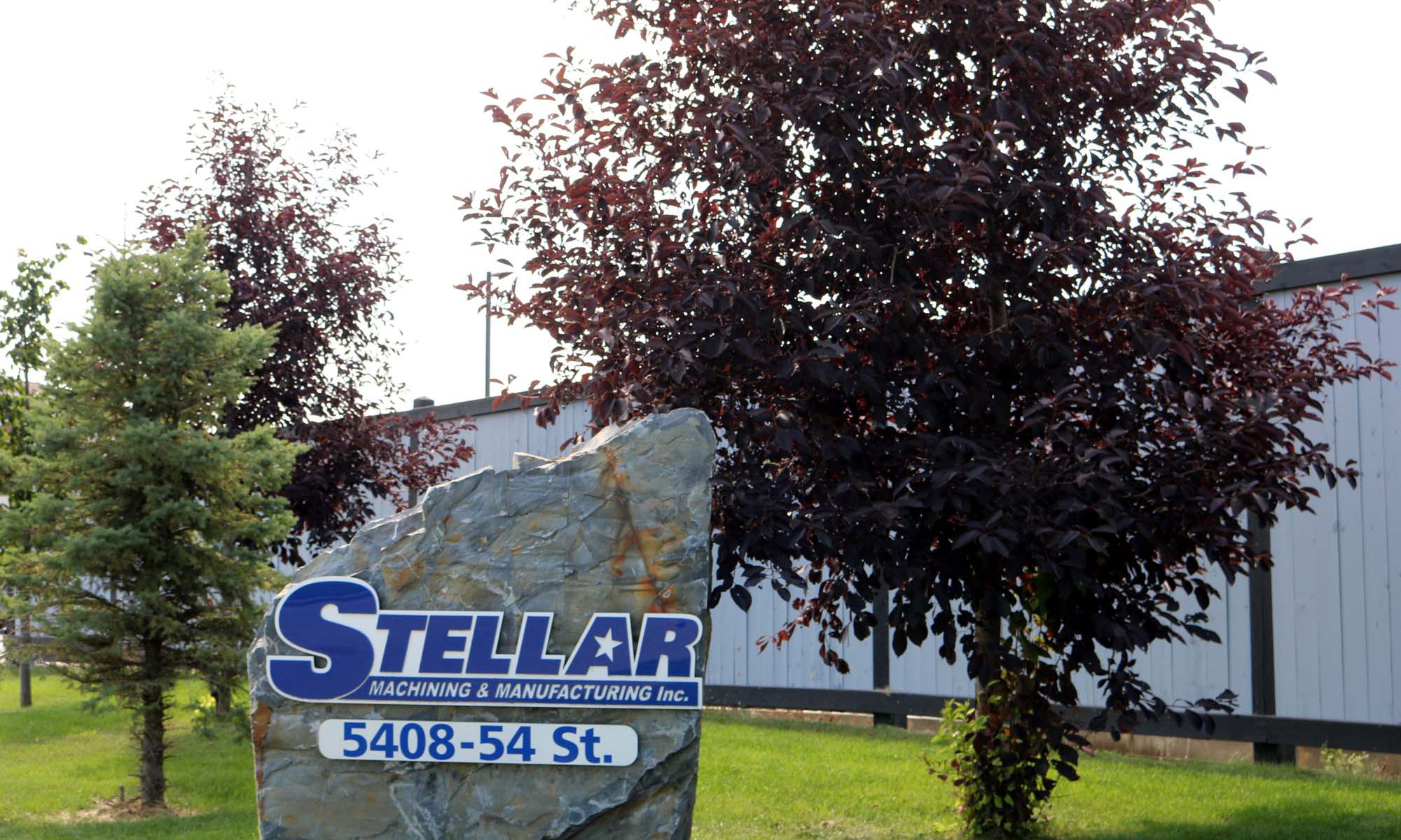 Stellar Machining monument sign
